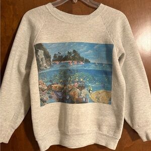 Gray Graphic Women's Sweater
